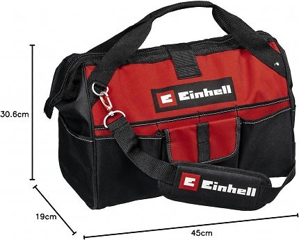 Werkzeugtasche statt Koffer: Einhells bietet eine Option für Werkzeuge und Maschinen.