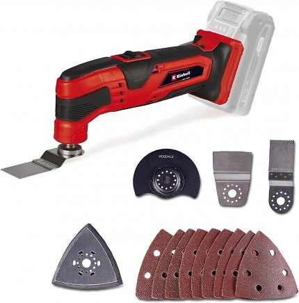 Bei Einhell läuft eine befristste Aktion um Akku-Werkzeuge wie Multitools und Kettensägen.