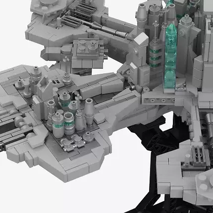 Lego-Rivale-Bluebrixx hat Atlantis aus 2.049 Teilen vorgestellt. Das Stargate-Set bietet sogar eine kleine Daedalus.
