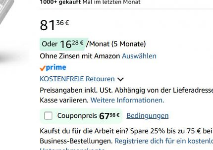 Bei Amazon läuft eine Coupon-Aktion um Einhell-18V-Akku-Werkzeuge.