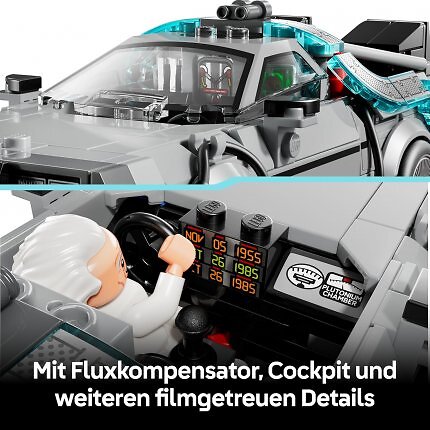 Ein paar schicke Drucke gibt es beim Lego Speed Champion, aber an den Türen sind's Sticker.