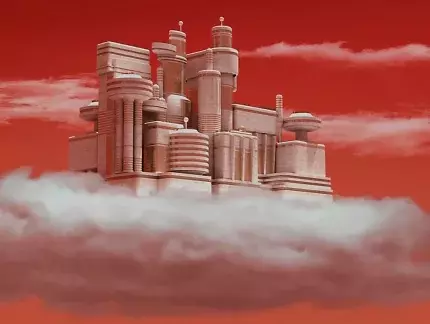Stratos aus der Originalserie: Wohlstand in den Wolken dank Versklavung am Boden.