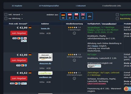 Einhell wird bei Amazon kurz unter Vergleichspreis gekauft, etwa Rasentrimmer, Schlagschrauber und mehr.