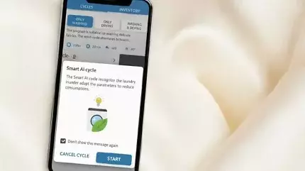 Haier-Smartphone-App Hon mit AI-Automatikprogramm für Waschmaschinen