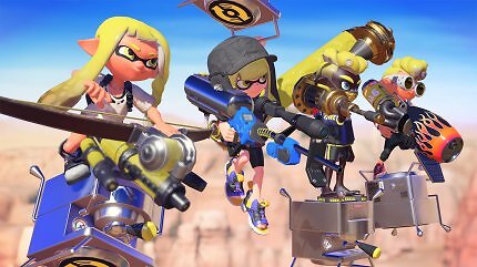 In Splatoon 3 folgt eine spaßige Mehrspieler-Farbschlacht nach der anderen und das mit einer großen Auswahl an Waffen.