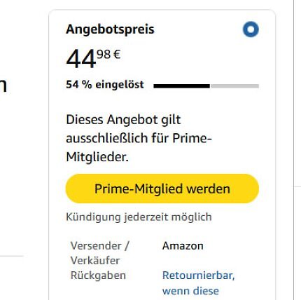 Laut Amazon leeren sich die Prime-Day-Vorräte.