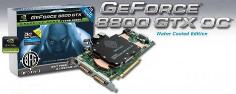 BFG mit neuer übertakteter 8800GTX mit Wasserkühlung
