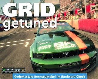 PCGH-Tuning für beste Performance und Optik mit Race Driver GRID