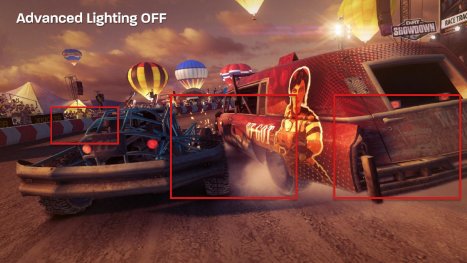 Dirt Showdown: DX11-Benchmarks zur erweiterten Beleuchtung - Geforce GTX 680 und Radeon HD 7970