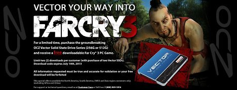 OCZ schenkt Käufern von Vector-SSDs Far Cry 3