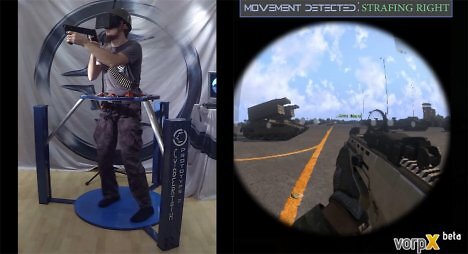 Virtuelle Realität par ex­cel­lence: ArmA 3 mit Cyberith Virtualizer, Oculus Rift und Wii Remote im Video