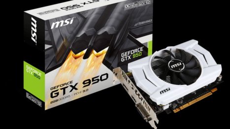 MSI Geforce GTX 950 ebenfalls ohne zusätzlichen Stromanschluss