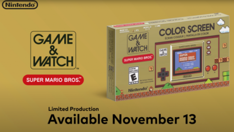 Nintendo Game & Watch Super Mario Bros. zum Jubiläum von Super Mario