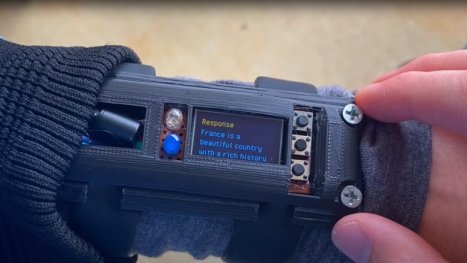 ChatGPT als Smartwatch basiert auf Raspberry Pi