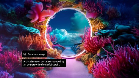Adobe Firefly: Neues KI-Modell vorgestellt, jetzt auch mit Texteingaben in Photoshop