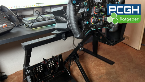 Moza R12 + GS V2P Lenkrad im Test: Preislich attraktive und kraftvolle Kombo für Sim-Racer