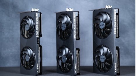 Geforce RTX 5080 & 5070 (Ti): Schlanke Dual-Slot-Grafikkarten von PNY