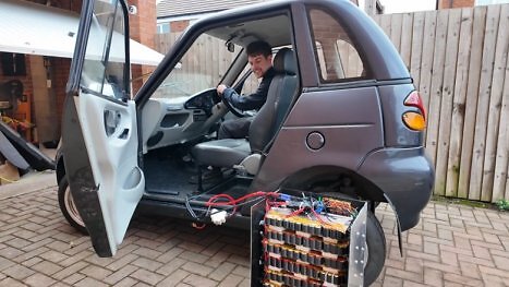 500 Vape-Batterien im Elektroauto: Bastler baut EV mit USB-C-Ladeanschluss