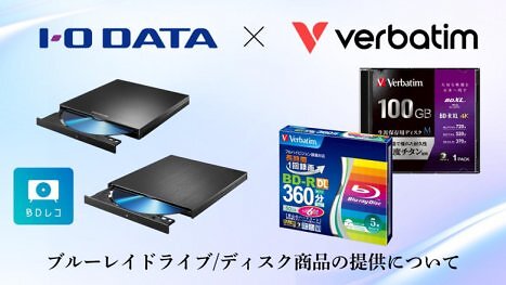 Zwei Hersteller bleiben Blu-rays treu: Verbatim und I-O Data halten die Flagge hoch
