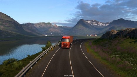 Euro Truck Simulator 2: Entwickler zeigen atemberaubende Landschaft im Island-DLC