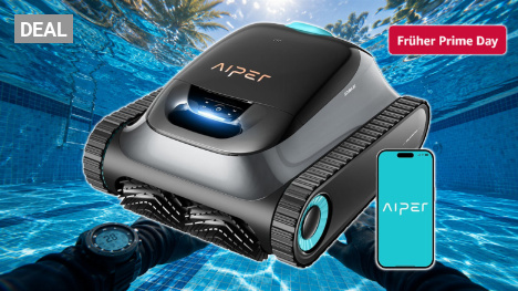 2.000 Verkäufe in 1 Monat: Poolroboter Aiper Scuba S1 am Prime Day billig wie bei Amazon nie