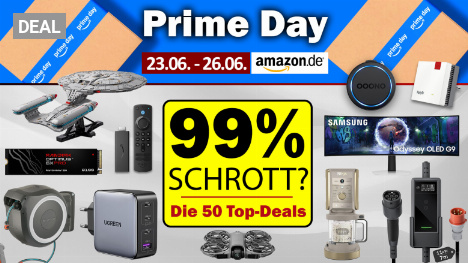 Amazon Prime Day 2026: 99% Schrott - 50 Top-Angebote, die man am Prime Day nicht verpassen sollte (Update)