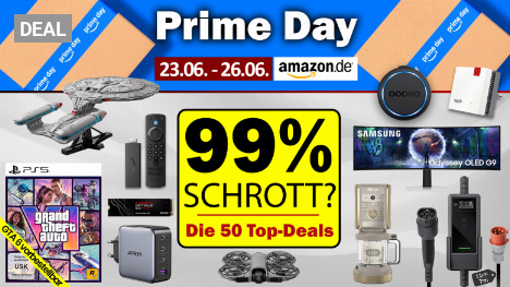 Amazon Prime Day 2026: 99% Schrott - 50 Top-Angebote und GTA 6 vorbestellbar (Update Tag 3)