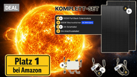 Befristet, aber ohne Abo: Viel gekauftes Balkonkraftwerk erneut zum Amazon-Tiefstpreis