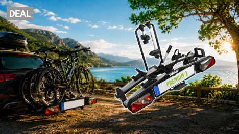 Bevor es in den Urlaub geht: Amazons Fahrradträger-Bestseller jetzt zum Bestpreis