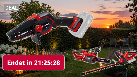 Blitzangebot: Beliebte 18V Kettensäge von Einhell bei Amazon erstmals knapp unter 60 Euro