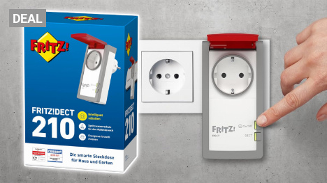 Fritz!DECT 210 selten so günstig: Intelligente IP44-Steckdose fast zum Jahresbestpreis