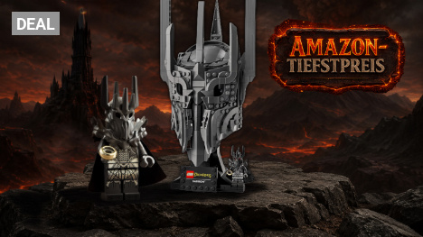 Lego Saurons Helm fällt unter 50 Euro: Herr-der-Ringe-Set mit Sauron-Minifigur zum Amazon-Tiefstpreis