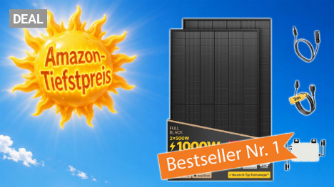 Amazons Nr. 1 mit Gratisversand: Bifaziales Balkonkraftwerk fällt kurze Zeit unter 250 €