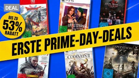 Prime-exklusiv: Gaming-Deals für Nintendo Switch 2, PS5, Xbox und PC schon vor dem Prime Day