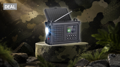 Top-bewertetes Kurbelradio mit Solarpanel und Handkurbel zum Tiefstpreis