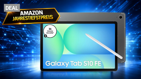 Nur noch Stunden: Samsung Galaxy Tab S10 FE mit 31 % Rabatt zum Amazon-Jahrestiefstpreis