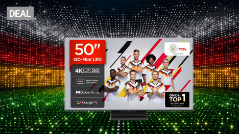 Preisrutsch zur WM und vorm Prime Day | 50-Zoll-Google-TV mit 144 Hz kostet nur 459 Euro