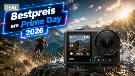 Prime Day killt den Action-Cam-Preis: DJI Osmo Action 4 mit 4K/120 FPS fällt auf 172 € Bestpreis