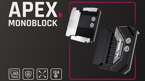 Alphacool Apex: Neue AM5-Monoblöcke mit Spezialdesign für X870(E)-Mainboards