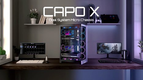 Capo X: Thermaltake packt zwei PC-Systeme in ein sehr großes Gehäuse