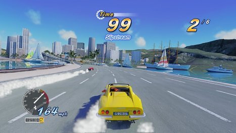 Outrun: 20 Jahre altes Rennspiel zeigt sich mit Pathtracing-Grafik