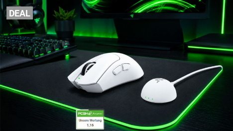 Razer Deathadder V4 Pro im Preisrutsch bei Amazon: 8000-Hz-Maus mit 57 g nie günstiger