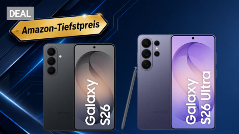 Bis zu 530€ Rabatt: Samsung Galaxy S26 (Ultra) jetzt noch günstiger als beim Prime Day - Amazon-exklusiv mit drei Jahren Garantie