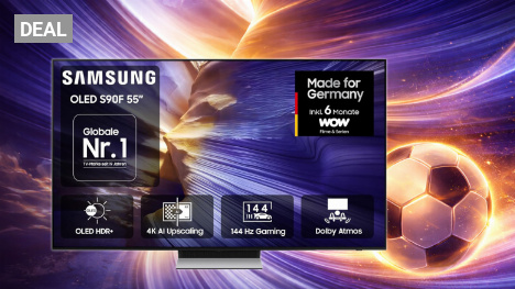 Nicht nur bei Amazon nie günstiger: Samsung-OLED-TV S90F mit 144 Hz im Preisrutsch