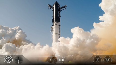 Starship: SpaceX bringt 20 Starlink V3 ins All - Booster crasht