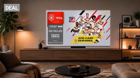 Nie günstiger bei Amazon & MediaMarkt | 65 Zoll Mini-LED-TV TCL C7K mit 144 Hz nur 699 Euro