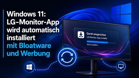 Unter Windows 11: LG-Changelog bestätigt Bloatware in Monitor-App
