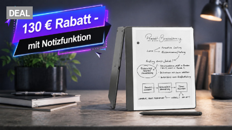 E-Reader mit Notizfunktion und 130 € Rabatt: Amazon reduziert Kindle Scribe mit 32 GB Speicher und Premium-Stift