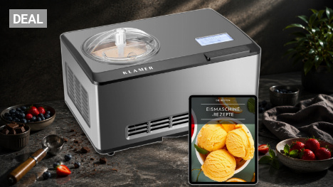 Ninja Creami ohne Kompressor? Klamer-Eismaschine kühlt selbst und fällt mit 21 % Rabatt auf Bestpreis