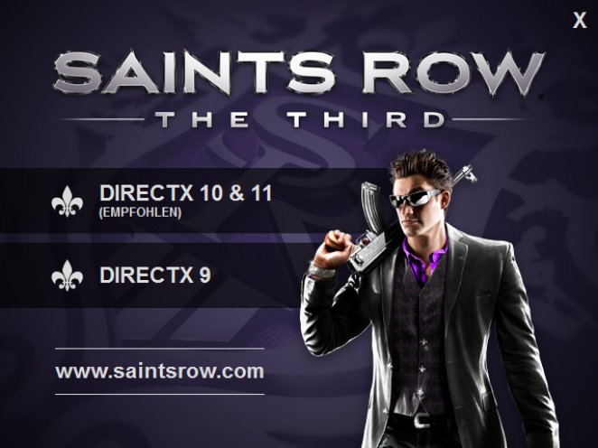 Saints Row The Third: DX9 oder doch DX11/10?